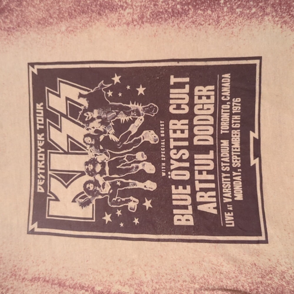 KISS 1976 Tour shirt